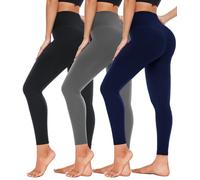 Hi Clasmix 3 Pack Leggings for Women-High Wasited Tummy Control Yoga Pants Clothing for Workout Athletic Lounge