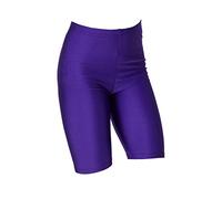 Hi-Co Girls Boys Lycra Shorts, School, Cycling Shorts, Gym, Sports, PE Games and Dance Shorts-Purple 13-14 Years