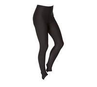 Hi-Co Girls Children Kids Stirrup Leggings Dance Gymnastics Shiny Nylon Lycra Black 11-13 Years