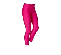 Hi-Co Girls Footless Dance Tights/Leggings Nylon (9-10 Years, Fuchsia Pink)