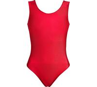 Hi-Co Girls Kids School Sport Dance Gymnastics Ballet Sleeveless Leotard Red 13-14 Years