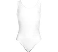 Hi-Co Girls Kids School Sport Dance Gymnastics Ballet Sleeveless Leotard White 7-8 Years