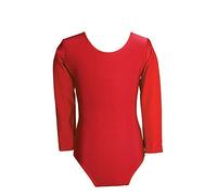 Hi-Co School Sport Dance or Gymnastics Leotard Red 5-6 Years