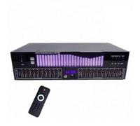 Hi-Fi Graphic Equalizer, 20-Band Spectrum Analyzer, with Remote Control, LED Spectrum Display, 15 Dynamic Styles, for Recording Studio, Home