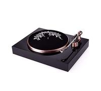 Hi-Fi Record Player Turntable with Moving Magnetic Supports 2 Speeds of 33/45 Independent Tone Arm Stable Tracking Deep Sound Quality Festival Gift for Your Dad and Mum