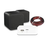 Hi-Fi Shelf Speaker System with Bluetooth, Smart Wireless Music Streaming, Black