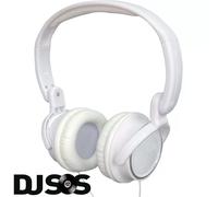 Soundlab Deep Bass Folding Stereo Headphones With Adjustable Headband White