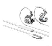 Hi-Fi Wired Earbuds with Mic 1.2m Detachable Cable(D)