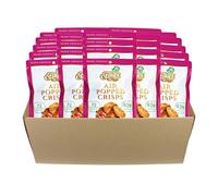Hi Fibre Low Fat - Air Popped Chickpea Crisps - Prawn Cocktail - High Fibre Low Fat Healthy Snacks - Box of 24 x 22 g Packs