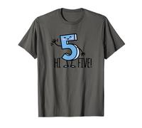 Hi Five! High Hand Hello Waving Birthday 5 Years School Child T-Shirt