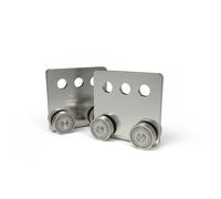 Hi Flame 4 Wheel Trolley Assembly, Four Bearing Trolley Assembly for Taller Strut Channel or All 1-5/8" Channel (Pack of 2)