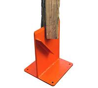 Hi-Flame Firewood Kindling Splitter for Wood Stove Fireplace and Fire Pits, Orange