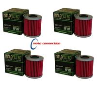HI FLO FILTRO PREMIUM ENGINE OIL FILTERS (PACK OF 4) HF207 KAWASAKI KXF250 2020
