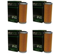 HI-FLO HF652 OIL FILTER - PACK OF 4 REPLACEMENTS - KTM SXF250 SXF350 SXF450 2023
