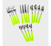 Hi-Gear 16 Piece Cutlery Set, Green One Size