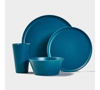 Hi-Gear 16 Piece Melamine Tableware Set, Blue One Size