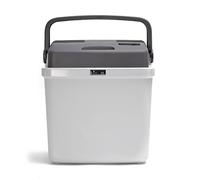 Hi-Gear 20 Litre Cooler with Integrated Handle & 12V Car Plug, Portable, Spacious & Insulated, Electric Cool Box, Ideal for Camping, Picnics & Festivals (Mid Grey, 20 Litre)