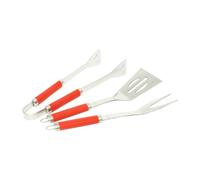 Hi-Gear 3 Piece Premium Bbq Tool Set (Red), Camping Accessories, Equipments