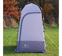 Hi-Gear Annexe Utility Tent with Roof Vents, Compact, Lightweight, Waterproof, Robust & Durable Fabric, Camp Toilet, Shower or Kitchen, Storage Space, 1500mm HH, Grey