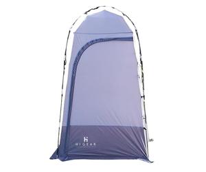 Hi-Gear Annexe Utility Tent with Roof Vents, Compact, Lightweight, Waterproof, Robust & Durable Fabric, Camp Toilet, Shower or Kitchen, Storage Space, 1500mm HH, Grey