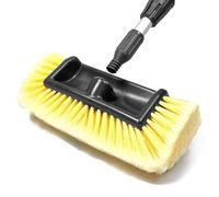 Hi-Gear Blaster Car Cleaning Brush with Integral Jet Spray & Telescopic Handle, 2-in-1 Wash Brush, Scratch-free Brush Technology, Garden Hose Attachment, Ideal for Cars, Caravans & Motorhomes