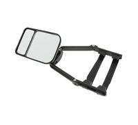 Hi-Gear Caravan Tow Mirror, Large Flat Mirror, 12.5 x 19 cm, Lightweight Adjustable Wing Mirror Attachment for Vehicle Towing