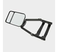 Hi-Gear Convex Tow Mirror, Dual Mirror Design with Adjustable Straps, PP and Rubber Construction, 30 x 12.5 x 8 cm, for Caravan and Motorhome Towing