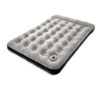 HI-GEAR Deluxe Double Airbed with Pump, Black One Size