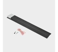 Hi-Gear Fibreglass Replacement Pole Kit 9 Section 9.6Mm - Black, Black One Size