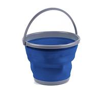 Folding Bucket 10L, Blue One Size