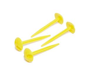 HI-GEAR Groundsheet Pegs (8cm), Yellow, One Size