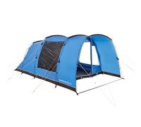 Hi-Gear Hampton Eclipse 4 Man Tent with Porch, Darkened Bedroom & Spacious Living Area, 4 Person, Waterproof, Easy to Pitch, Tunnel Design, Ideal for Family Camping & Festivals, 4000mm HH (Blue)