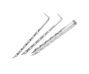 HI-GEAR Hi Gear Ripple Angle Steel Peg (7 Inches), Camping Accessories, Equipments