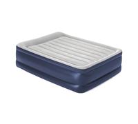 Hi-Gear High Rise Flock King Size Airbed - Navy, Navy One Size