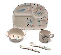 Kids' Dinner Set, Multi Coloured One Size
