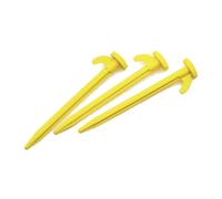 Plastic Power Pegs 8” (10 Pack), Yellow One Size