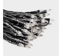 Solar LED String Lights (100), Black One Size