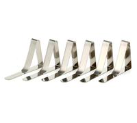 Tablecloth Clips, Silver One Size