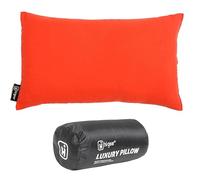 Hi-Gear Travel Pillow, Soft Down-Like Microfleece, Coverless & Packable Rectangular Flannel Cushion, 30x50cm, Lightweight & Foldable for Camping, Hammock, Hiking, Flights (Pack of 1)