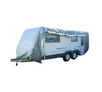Hi-Gear Ventilated Caravan Cover with Hold Down Straps & Reinforced Corners, 3 Layer Breathable Polypropylene, All Year Protection (23-25ft)