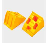 Hi-Gear Wedge Chock Level Pair - Yellow, Yellow