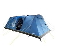 Hi-Gear Zenobia Eclipse 8 Man Tent with Darkened Bedrooms, Spacious Living Area & Sewn In Groundsheet, 8 People, Easy to Pitch, Tunnel Design, Ideal for Family Camping, Festivals, 4000mm HH (Blue)