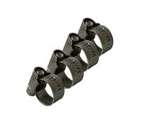 Hi-Grip Hose Clamps Clips Stainless Steel - British Type - Pipe Clamp 11-16mm, 4PCS