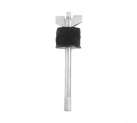 Hi Hat Clutch for Metal Cymbals, Double Layer Cymbal Stacker Accessory with Thickened Felt Pads, Compatible with Jazz Drum Gear, Silver(Long)