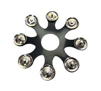 Hi-Hat Set Cymbals, Drum Cymbals, Mountable Black Drum Cymbals Made of Stainless Steel | Rustproof Professional Hi-Hat Accessories, Multifunctional Drum Accessories for Various Music Styles