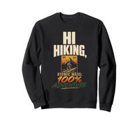 Hi Hiking Periodic Element Adventure Hiker Gift Retro Sweatshirt