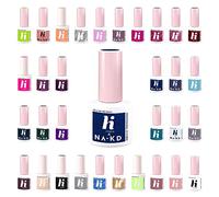 Hi Hybrid UV Gel Nail Polish, Popular Beige, Blue, Brown, Pink, Yellow, Gold, Green, Grey Colours UV/LED Soak-Off Nail Art Manicure Pedicure Certified, Safe and Perfect Nail Gel Polish Women 5ml