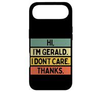 Hi I'm Gerald I Don't Care Thanks Funny Sarcasm Name Quote Case for iPhone Air
