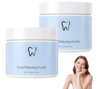 Hi-kari Teeth Whitening Powder, Hikari Whitening Powder, Tooth Whitening, For Enamel Protection & Sensitive Teeth, 3-in-1 Natural Formula, Gentle Stain Removal Powder for Coffee, Tea,Wine (2PCS, 100g)