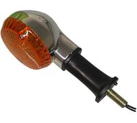 Hi Level Complete Motorcycle Indicator Compatible with/replacement for Kawasaki EN450, VN700/750 Front & Rear Indicator Set - Amber, 68mm Stem Length, 8mm Thread